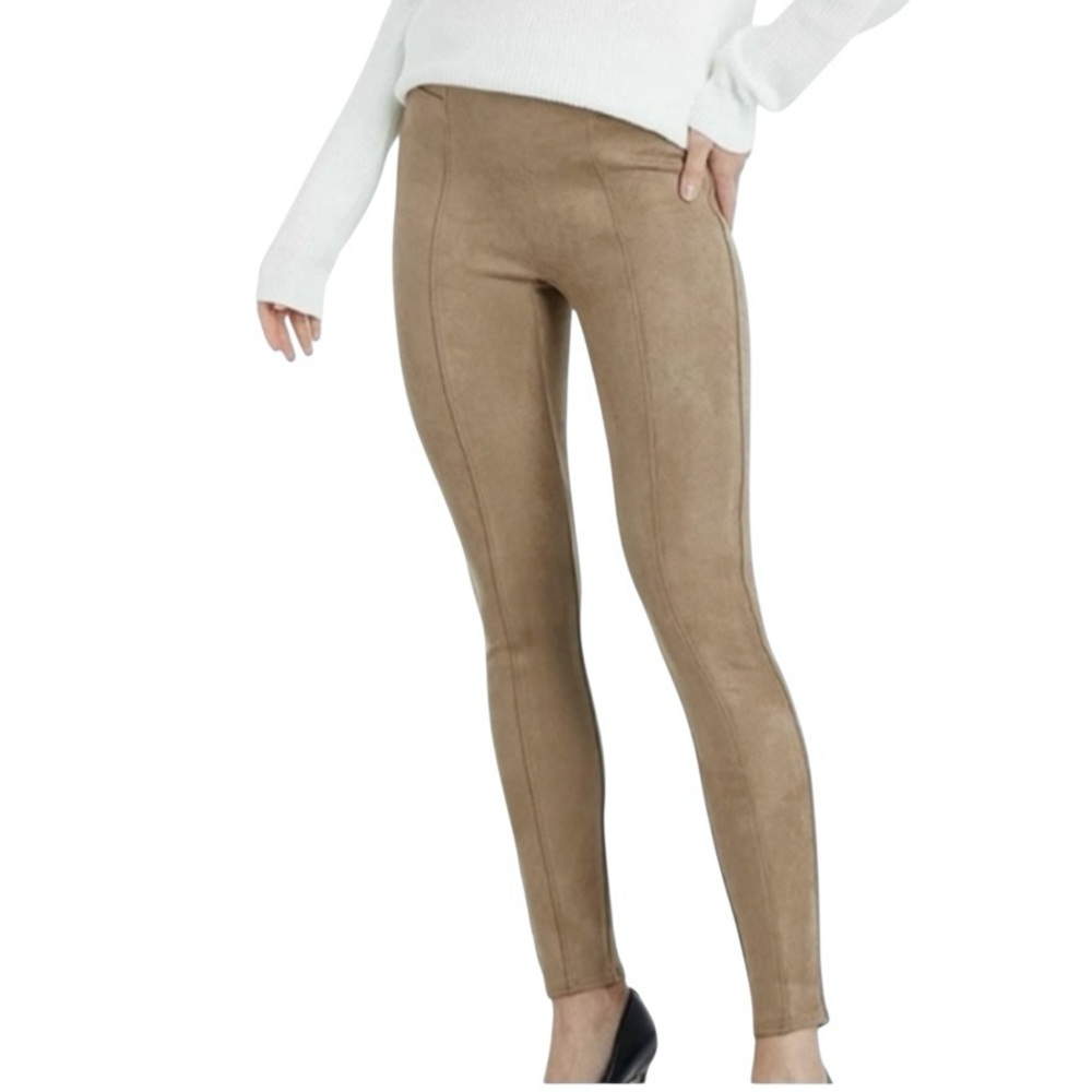 SPANX Pants Leggings Faux Suede Shapewear